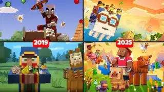 Evolution of Minecraft Animations (2019 vs 2025)