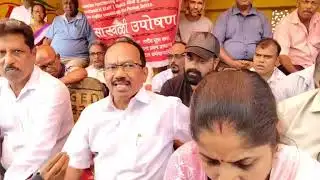 Ex CM laxmikant Parsekar protest for tuem hospital 