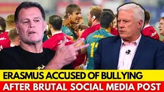 🚨EX SCOTLAND COACH BRANDS ERASMUS A BULLY AFTER X FEUD | SPRINGBOKS NEWS
