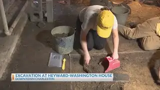 Excavation project underway at Heyward-Washington House