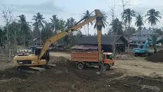 excavators clean up residents
