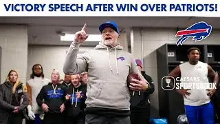 Exclusive Access | Postgame Victory Speech Following Win Over Patriots!