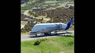 Exclusive AIRBUS BELUGA XL Emergency Plane Takeoff #shorts