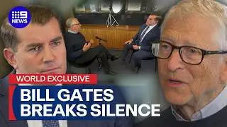 EXCLUSIVE: Bill Gates addresses emails in the Epstein Files |  9 News Australia