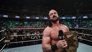 EXCLUSIVE: Drew McIntyre celebrates his WWE Title win in Glasgow
