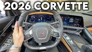 EXCLUSIVE LOOK at The All NEW 2026 Corvette Interior