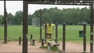 Exercise center at Van Horn Park in bad shape