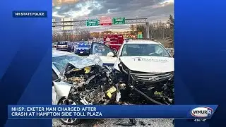Exeter man charged after crash at Hampton Side Toll Plaza, NHSP say