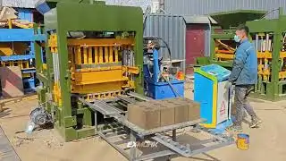 Exmork EX4-18 automatic concrete block making machine