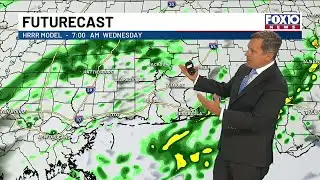 Expect increasing clouds tonight, a few early morning showers