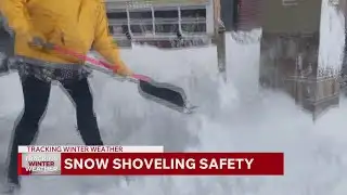 Experts: Use caution if you have to shovel snow