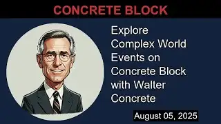 Explore Complex World Events on Concrete Block with Walter Concrete | Concrete Block