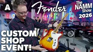 Exploring the Fender Custom Shop Event! - NAMM 2026