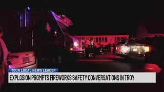 Explosion in Troy prompts firework safety conversation