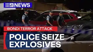 Explosive device seized by Police: Bondi Terror Attack | 9 News Australia
