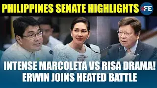 Explosive Senate Showdown! Marcoleta, Risa & Erwin Clash | Heated Philippines Political Clash