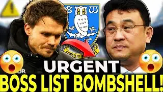 💣 EXPLOSIVE: SURPRISE NAME IN MANAGER RACE! SHEFFIELD WEDNESDAY NEWS TODAY!