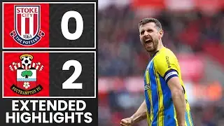 EXTENDED HIGHLIGHTS: Stoke City 0-2 Southampton | Championship