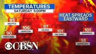 Extreme Western heat sets up dangerous holiday weekend
