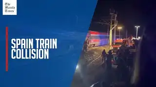 Eyewitness video shows derailed Spanish train carriages, passengers inside
