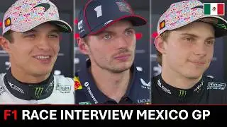 F1 Post Race Interview – Drivers React to the Mexico GP 2025!
