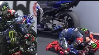 Fabio Quartararo suffers “partial shoulder dislocation” at Mugello | Fabio Quartararo injury