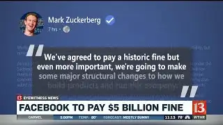 Facebook to pay $5 billion fine