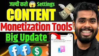 😱 Facebook Update 2025 ; How To Get Facebook Content Monetization Tools FAST🤑