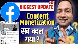 🚀 Facebook Update 2026 | 💰 Content Monetization & 📊 New Professional Dashboard Explained