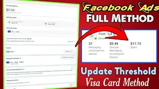 FACEBOOK Visa UPDATE Threshold Method! Update Autopay Facebook ADS Method 2025 ! Threshold Method