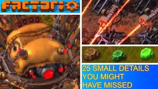 Factorio - 25 Small DETAILS You Might Have Missed