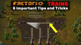 Factorio: 5 Important Train Tips and Tricks!