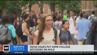 FAFSA issues put some college decisions on hold