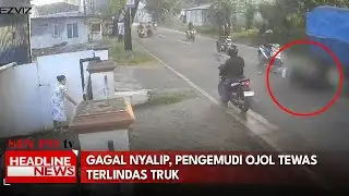 Failed to Overtake, Ojol Driver Dies After Being Run Over by Truck