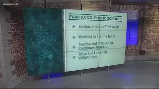 Fairfax County schools cancel first week of distance learning due to technical issues