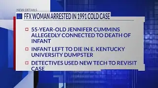 Fairfax woman arrested in 1991 cold case in Kentucky