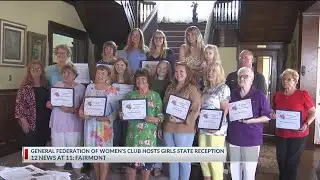 Fairmont GFWC hosts Girl State reception honoring future female leaders