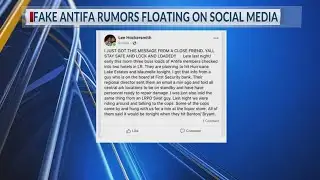 Fake ANTIFA social media rumors causing concern for Central Arkansas communities