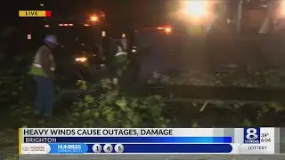 Falling trees, power lines and dangerous conditions from high winds