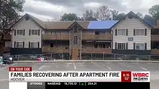 Families recovering after apartment fire