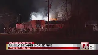 Family escapes Zebulon house fire