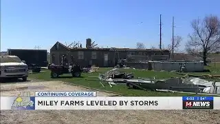 Family farm in Gibson County destroyed by tornado