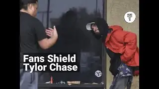 Fans Help Tylor Chase Brave Cold Rain on Christmas Eve