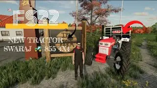Farming simulator 22 SWARAJ NEW TRACTOR 🚜 TRULY 855 4X4  PRO MAX POWER TESTING