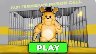 FAST FREDBEAR PRISON RUN! (Obby) Roblox Gameplay! No Death Challenge
