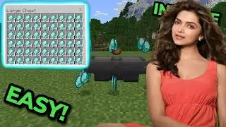 Fastest Minecraft Duplication Glitch! 1000 Diamonds In 1 Second (Any Item)