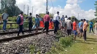 Fatal Accident Sparks Rail Blockade in Kumarghat Over Demand for Overbridge