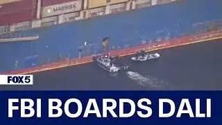FBI boards cargo ship that hit Baltimore bridge, reportedly opening criminal investigation