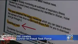 FBI Creates Coronavirus Fraud Task Force