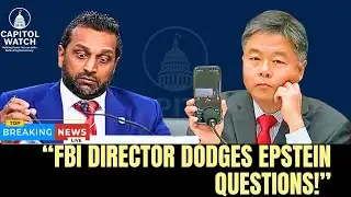 “FBI Director Caught Dodging Questions on Epstein Files – Ted Lieu Goes Hard!”